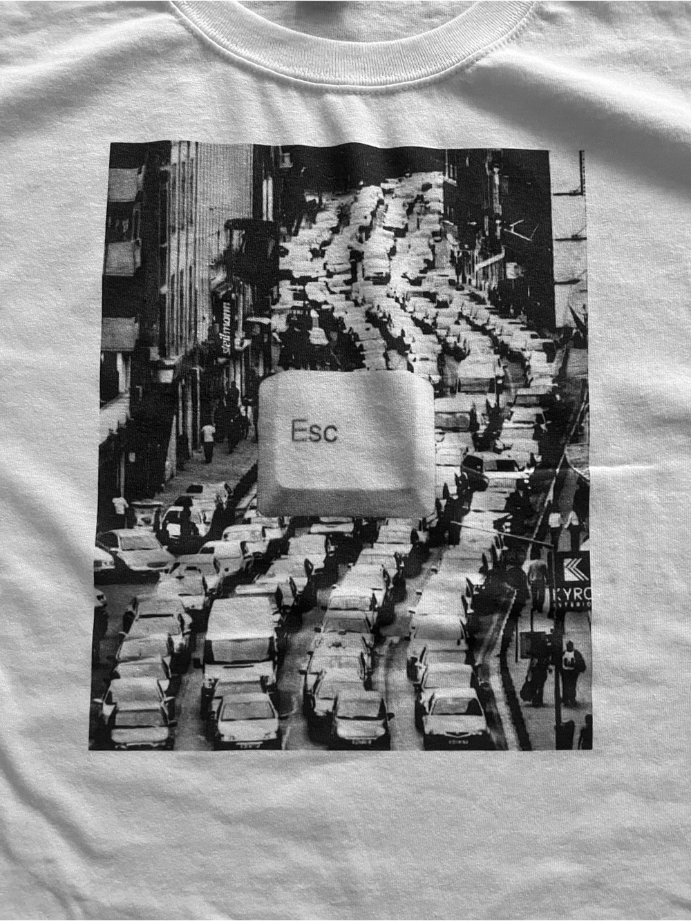 ESC street style punk retro White Unisex T-Shirt